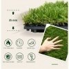 Afbeelding van Outsunny kunstgras - 10-delige set - met afwateringsfunctie - groen