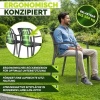 Afbeelding van tillvex® 2-delige Stapelbare Tuinstoelen Weerbestendig met Armleuning