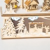 Afbeelding van HOMCOM Kerstdorp met LED-verlichting 830-516V00