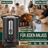 Afbeelding van TRESKO® Glühweinketel RVS - Glühweinmachine 10L (Zwart)