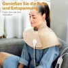 Afbeelding van Sinnlein elektrisch warmtecape beige voor schouder, nek en rug met 3 standen en uitschakeling