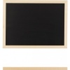 Afbeelding van Afwasbaar krijtbord met houten lijst - hangend - 30 x 40 cm - zwart