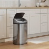 Afbeelding van HOMCOM Sensorafvalemmer 48L RVS met Soft-Close, vingerafdrukbestendig voor kantoor en keuken