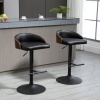 Afbeelding van HOMCOM Verstelbare Barhocker 835-588