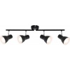 Afbeelding van Briloner Leuchten CUP - plafondlamp - 4-lamps - E14 max. 25W - draaibare spots - zwart