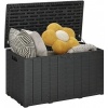 Afbeelding van Outsunny Opbergbox voor Buiten - 122,4L x 62B x 64,5H cm - Zwart