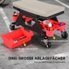 Afbeelding van HOMCOM Mechanische Rolstoel Kunststof 64,5L x 33B x 35H cm Grijs