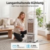 Afbeelding van HOMCOM Luchtkoeler van kunststof en papier - 29,2L x 27,5B x 67,5H cm - Wit