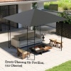 Afbeelding van Outsunny Vervangingsdak Oxford stof 298x298 cm Grijs