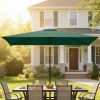 Afbeelding van Outsunny Terrasparasol - Polyester, Metaal - 300L x 200B x 235H cm - Groen