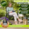 Afbeelding van tillvex® 2-delige Stapelbare Tuinstoelen Weerbestendig met Armleuning
