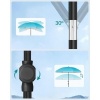 Afbeelding van ONGMICS 160 cm strandparasol, UPF 50+, opvouwbaar, in hoogte verstelbaar, blauw