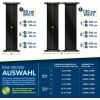 Afbeelding van tillvex® Zwembad Zonnecollector Set 120 x 300 cm | Compleet voor Milieuvriendelijk Verwarmen
