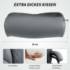 Afbeelding van HOMCOM Heavy-Duty Bureaustoel - PU Leer - Donkergrijs - 71D x 68B x 115-123H cm