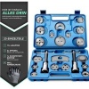 Afbeelding van TRESKO® 23-delige remzuigerterugsteller set met handschoenen voor remwerkzaamheden