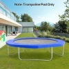 Afbeelding van HOMCOM Vervangend trampoline beschermkussen Ø 244 cm, UV-bestendig en scheurvast, blauw