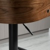 Afbeelding van HOMCOM Verstelbare Barhocker 835-588
