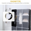 Afbeelding van HOMCOM - DIY Kledingkast - Kunststof en Metaal - Zwart