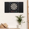 Afbeelding van HOMCOM Elektronische dartset met 12 darts voor 8 spelers - zwart/wit
