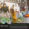 Afbeelding van KESSER® Tuinzak, set van 3 x 272 liter, inclusief handschoenen, zelfstaand, 4 handgrepen, stabiel, r