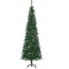 Afbeelding van HOMCOM Kunststof Kerstboom met Metaal, 54L x 54B x 195H cm, Groen