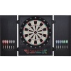 Afbeelding van HOMCOM Elektronische dartset met 12 darts voor 8 spelers - zwart/wit