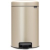 Afbeelding van Brabantia NewIcon Prullenbak - 12 liter - Metallic Goud