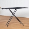 Afbeelding van Taurus Argenta Zwarte Strijkplank - 110 x 32 cm - In hoogte verstelbaar - 100% Katoen - Stabiel