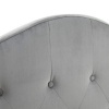Afbeelding van HOMCOM hoofdeinde van populierenhout met grijze polyester bekleding 185 x 8 x 134 cm