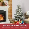 Afbeelding van HOMCOM Kunststof Kerstboom Metaal, 40 cm diameter x 90 cm hoog, Groen