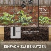 Afbeelding van Outsunny Rankhulp van ijzer 38L x 0,8B x 98H cm - Zwart
