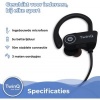 Afbeelding van TwinQ Draadloze In-ear Bluetooth Sport Oordopjes - Zwart voor hardlopen of fitness