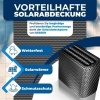 Afbeelding van KESSER® Zwarte ronde solarfolie voor zwembad - 120 µm, op maat knipbaar - Ø 488 cm