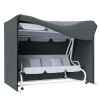 Afbeelding van Outsunny Tuinschommelhoes - Oxford - 220L x 125B x 172H cm - Grijs