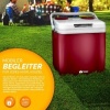 Afbeelding van Tillvex Elektrische Koelbox, 32 liter, voor auto en camping, koelt en verwarmt (rood)