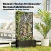Afbeelding van Outsunny Multifunctionele Tuinbak - Metaal - 61L x 23B x 113H cm - Zwart