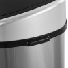 Afbeelding van HOMCOM Sensorafvalemmer RVS, ABS - 40,9 x 28,9 x 68 cm - Zilver