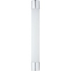 Afbeelding van BRILLIANT Horace LED wandlamp wit/chroom | 10W geïntegreerd, 1300lm, 4000K, IP54
