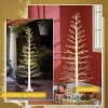 Afbeelding van HOMCOM 180 cm Kunstkerstboom met 810 LED's, voor binnen en buiten, wit