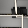 Afbeelding van Briloner FRAME - Wand- en plafondlamp - Glittereffect met lasergatoptiek - Dimbaar en zwenkbaar