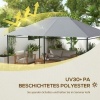 Afbeelding van Outsunny - Paviljoendak - Polyester - Lichtgrijs