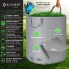 Afbeelding van KESSER® Tuinzak, set van 3 x 272 liter, inclusief handschoenen, zelfstaand, 4 handgrepen, stabiel, r