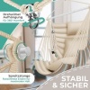 Afbeelding van KESSER® Hangstoel Haïti 150 kg draagvermogen, hangstoel 360 ° rotatie, hangschommel indoor outdoor U