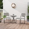 Afbeelding van Outsunny Balkonmeubelset - Staal, Polyester - 46L x 60B x 80H cm - Grijs