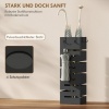 Afbeelding van Homcom Paraplurek Metaal 15,5L x 15,5B x 49H cm Zwart