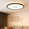 Afbeelding van Briloner Leuchten - LED-plafondlamp met achtergrondverlichting, 22 W, rond, Ø 42 cm, wit-zwart