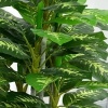 Afbeelding van HOMCOM Kunstplant PEVA, kunststof - 17L x 17B x 120H cm - Groen