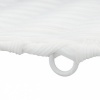 Afbeelding van Relaxdays opbergmand, vierkant, gevlochten, opvouwbaar, 31x32x30 cm, wit