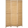Afbeelding van HOMCOM-Bamboeschermwand-120L x 1,8B x 170H cm-Natuurhout