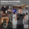 Afbeelding van HOMCOM Rubberen Dumbbell Metaal, 15,5 x 15,5 x 33,6 cm, Zwart